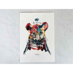 Postal "Siempre Brava"