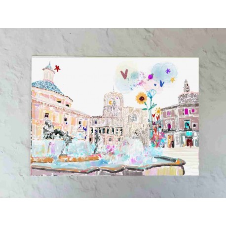 Lámina "Plaza de la Virgen"