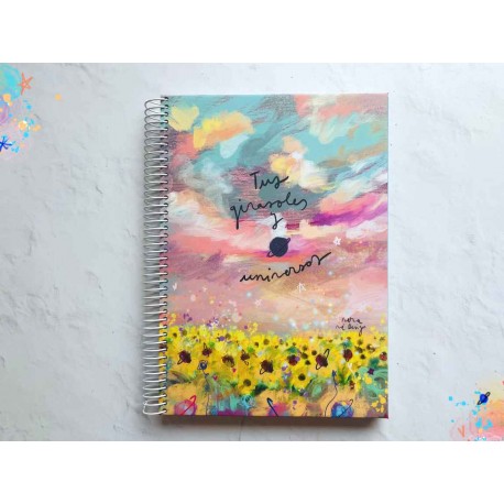 Cuaderno Girasoles
