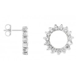 Pendiente plata Sol (individual)