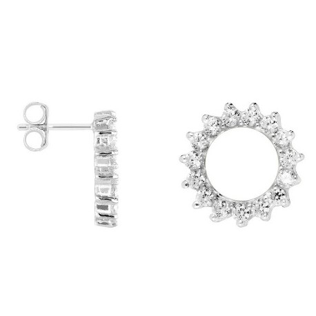 Pendiente plata Sol (individual)