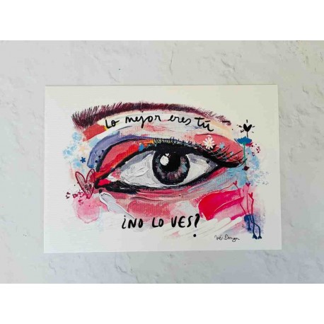 Lámina "Lo mejor eres tú, no lo ves"