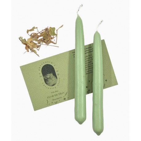 Vela ritual Flor de Tilo (abundancia)