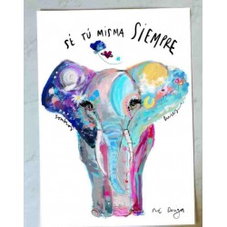Lámina "Elefanta, tú misma"