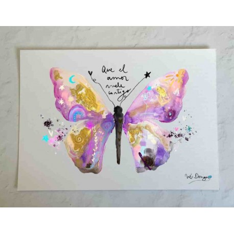 Lámina "Mariposa Amor"