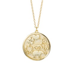 Colgante plata "Suerte"