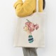 Bolso tote bag "Pájaros en la cabeza"