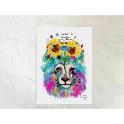 Lámina "León Cielo"