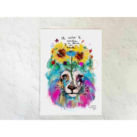 Lámina "León Cielo"