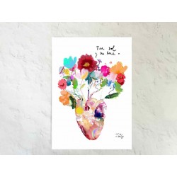 Postal "Tu sol y tu luz"