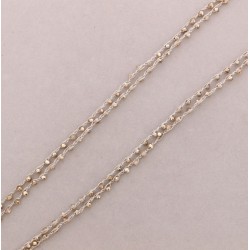 Colgante largo tejido Cristales