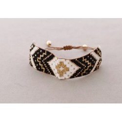 Pulsera brazalete Macramé