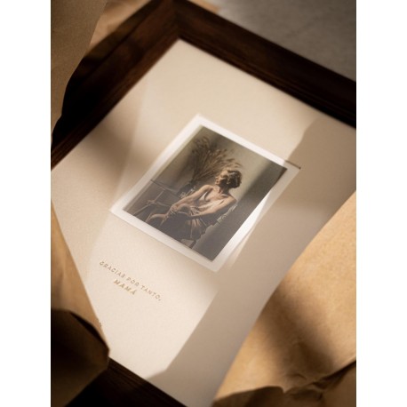 Marco entelado "Mamá"