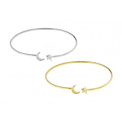 Pulsera brazalete plata circonitas "Universo"