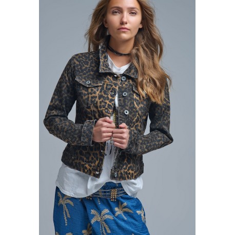 Chaqueta Vaquera Animal Print