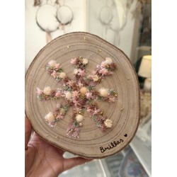 Centro Rodaja Madera Flores