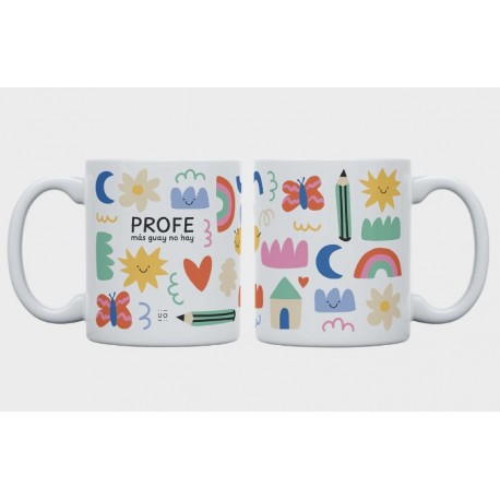 Taza "Profe más guay no hay"