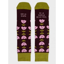 Calcetines "Ser la guapa de la familia no es fácil"