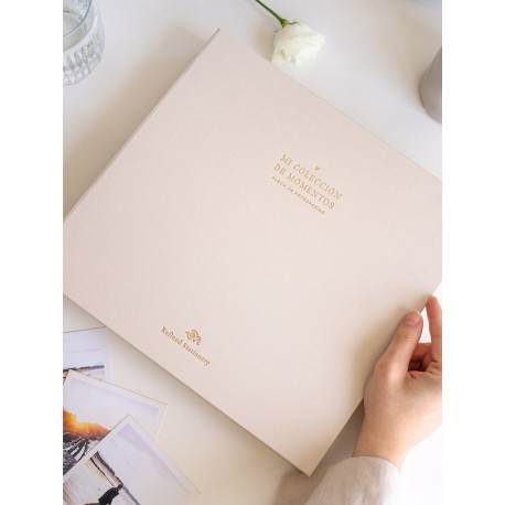 Álbum entelado para fotografías "Mi colección de Momentos"