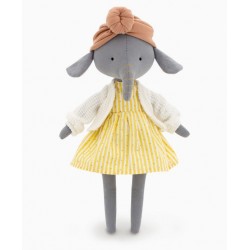 Peluche de algodón "Alicia, la Elefanta"