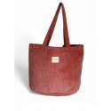 Bolso shopper Coral