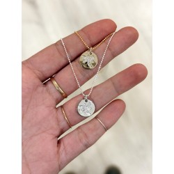 Colgante plata Libélula