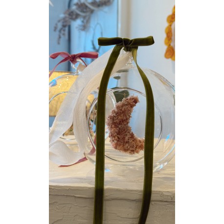 Esfera de Cristal "Flores en el Cielo"