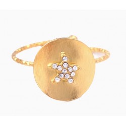 Anillo acero "Estrella de Mar"
