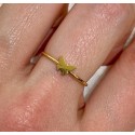 Anillo acero "Mariposa"