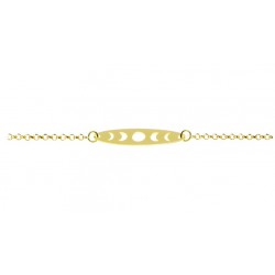 Pulsera plata Fases Lunares