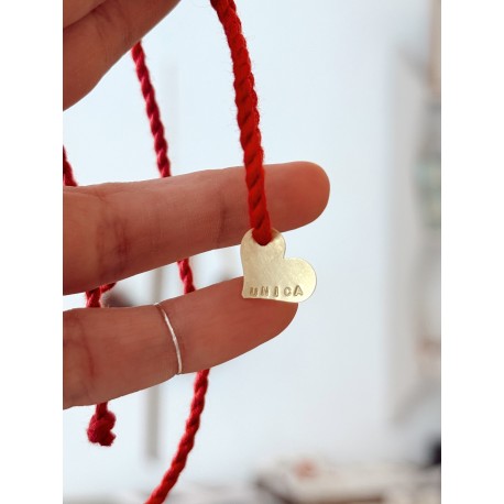 Pulsera Corazón "Única"