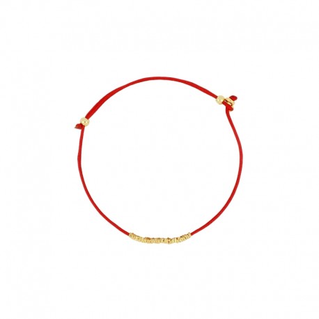 Pulsera hilo plata Volcán