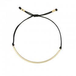 Pulsera hilo Plata Tubo