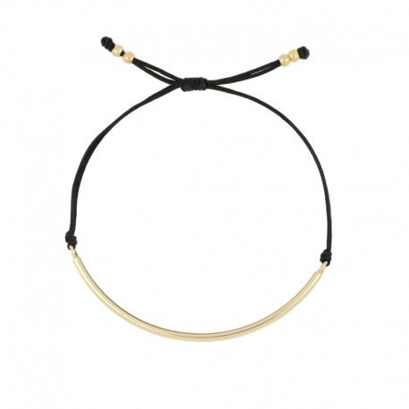 Pulsera hilo Plata Tubo