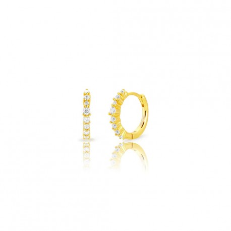 Pendiente plata Arito Circonitas (individual)