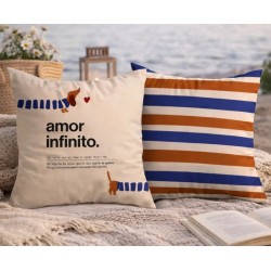 Funda Cojín "Te quiero Infinito"