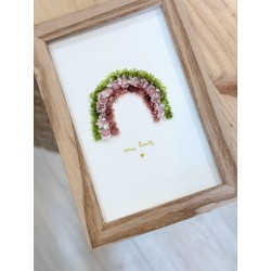 Marco Arcoíris flor Luz